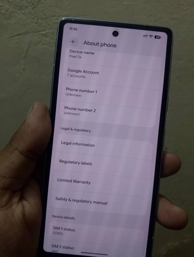 Google Pixel 7a 3