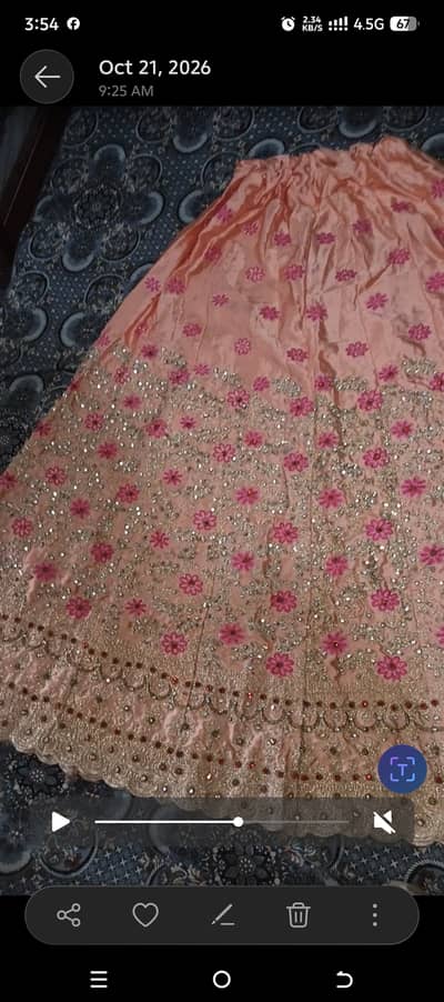 Lehnga and Unstitch sarhee