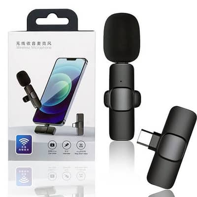 K8 Wireless Microphone for Android/Type-C | Complete Box