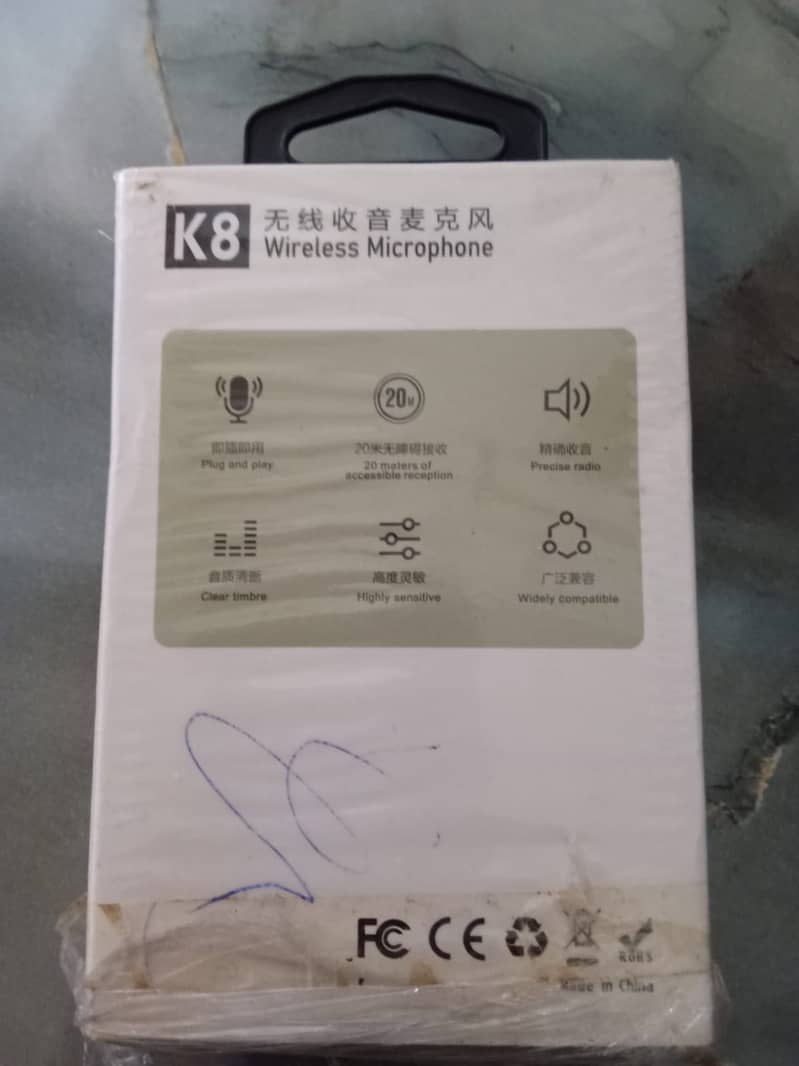 K8 Wireless Microphone for Android/IOS/Windows/Mac  | Complete Box 4