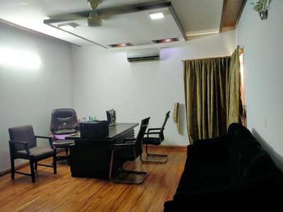 1 Kanal Semi Commercial Double Storey House infont of 65ft Road in Johar Town Phase 1 Near Allah hu Chowk For Sale . Highly Recommended For IT Company | Multi National Company | Software House .