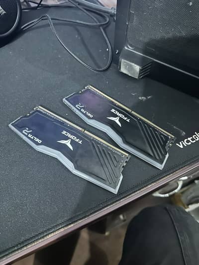 2x8GB DDR4 3200MT/s(mhz) CL16 Tforce Delta RAM System Pulled