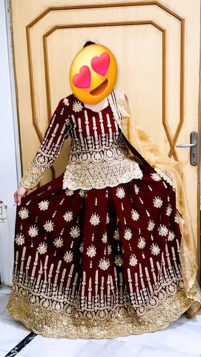 Elegant Bridal dress Velvet