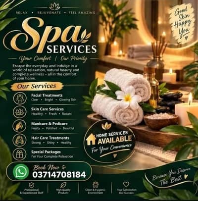 Spa and Saloon home service