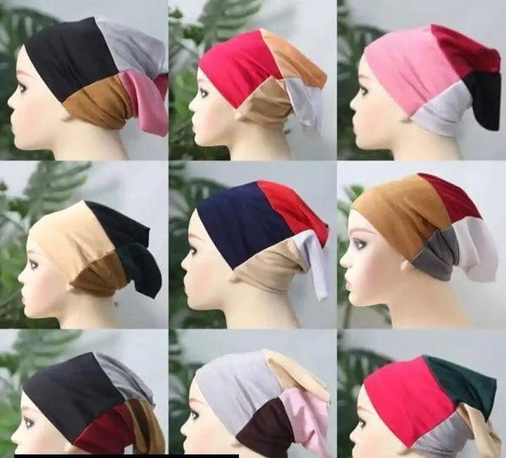 Soft Stretchable inner caps multicolour pack 0