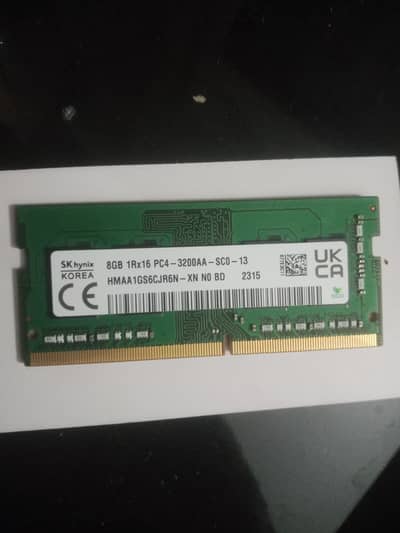 Ram 8gb ddr4 pc4 3200mhz