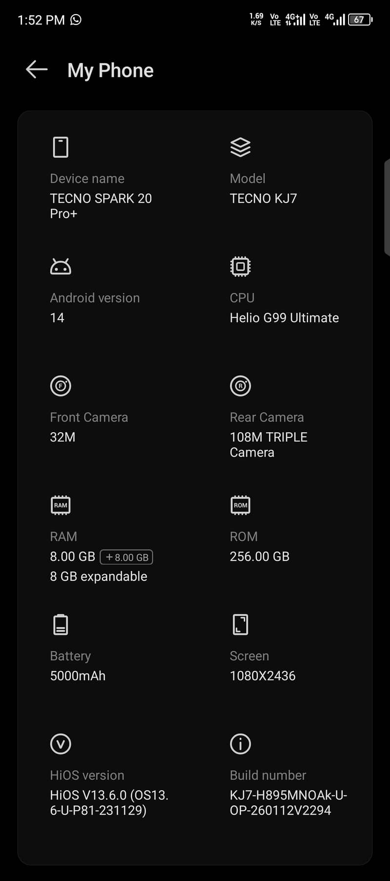 Tecno Spark 20 Pro Plus 3