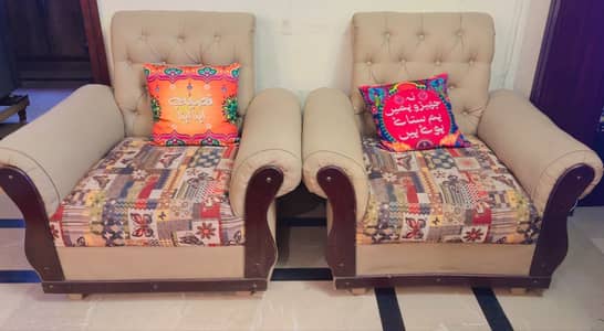 2 One Seater Sofa