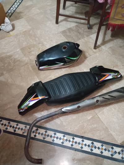 original fuel tank silencer and seat
