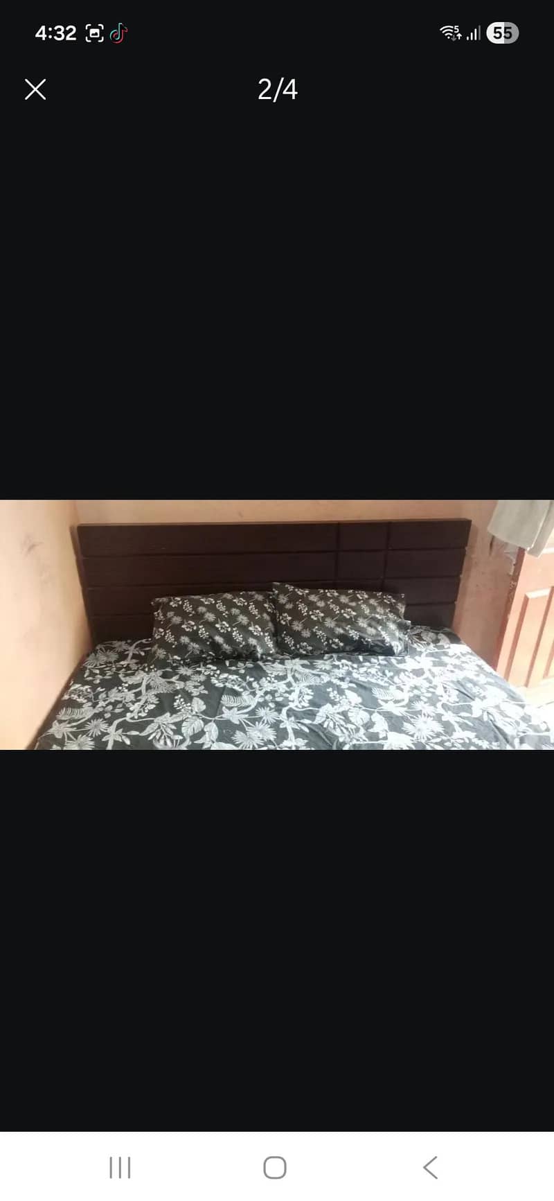 Bed and cubboard 1