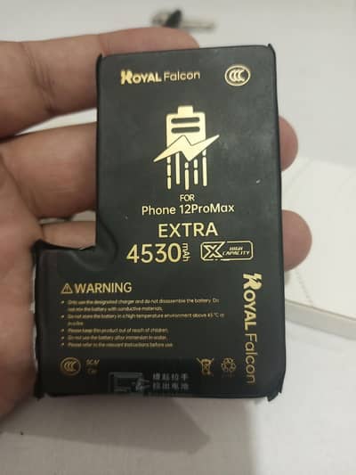 iphone 12 pro max royal falcon battery for sale. 100 health