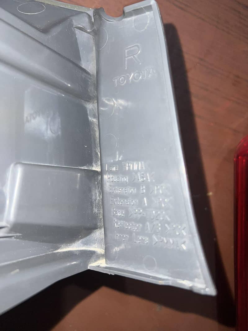 Back lights Corolla 2026 2