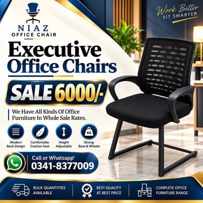 Office Furniture & Chairs | Executive Staff & Visitor Chairs | Karachi