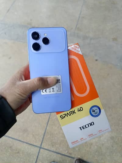 Tecno Spark 40.6+6.128 GB ush cundion 10.10. complete box.