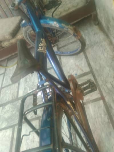 sport bicycle in blue colour