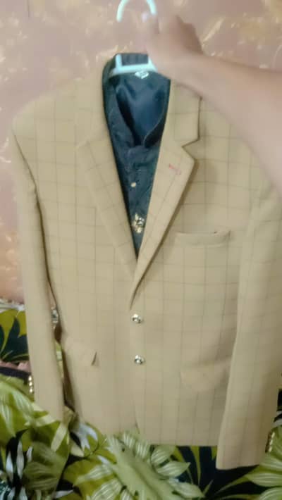Windowpane Checked Blazer