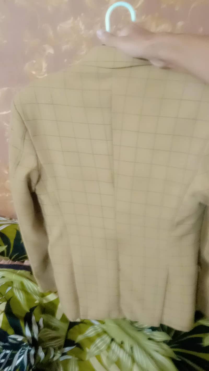 Windowpane Checked Blazer 1