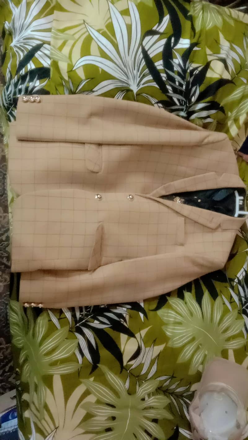 Windowpane Checked Blazer 2
