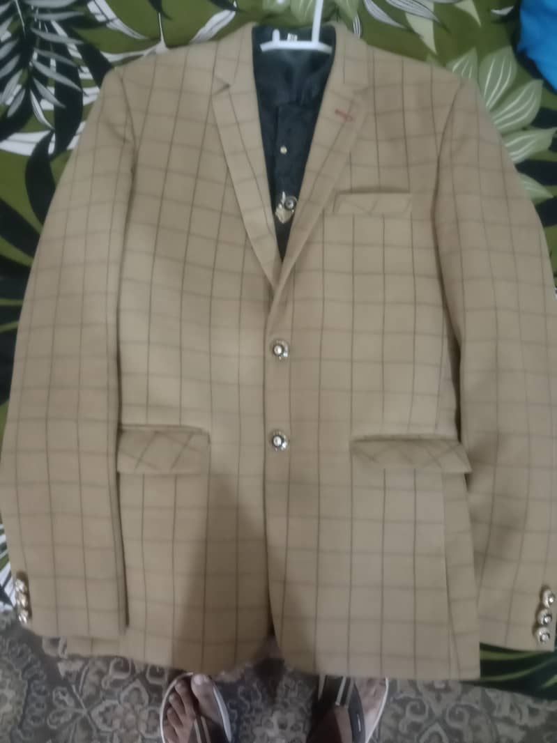 Windowpane Checked Blazer 3