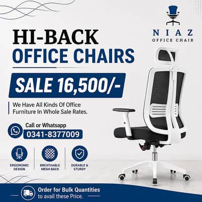 Executive Office chairs | Boss chair | Revolving chairs in karachi