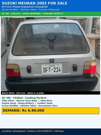 Suzuki Mehran VX 2003