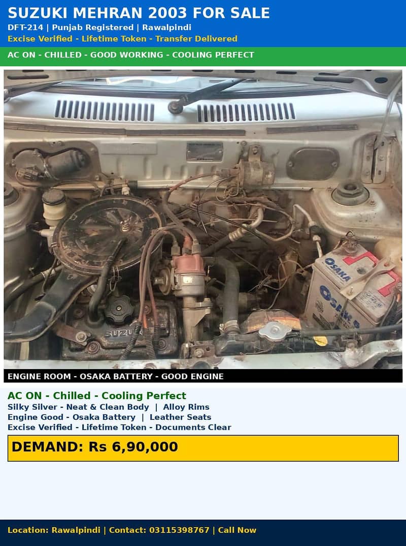 Suzuki Mehran VX 2003 3