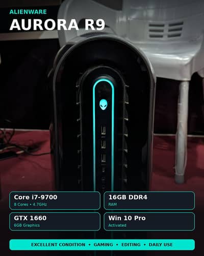 Gaming PC, i7 Core 9th Generation, 16/1TB , 8GB Graphics Card, 10/10