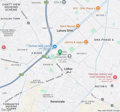 Prime Corner + Park Facing Plot for Sale in DHA Phase 6, Lahore A-395