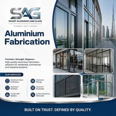 Aluminium & Glass Work | Windows, Doors, Partitions, Shower Cabins