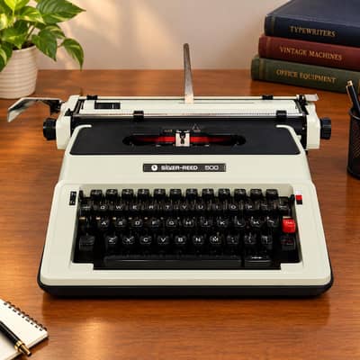 A beautiful Japanese Portable Typewriter cover 0300-4331882
