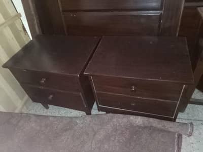 Bed and Side table