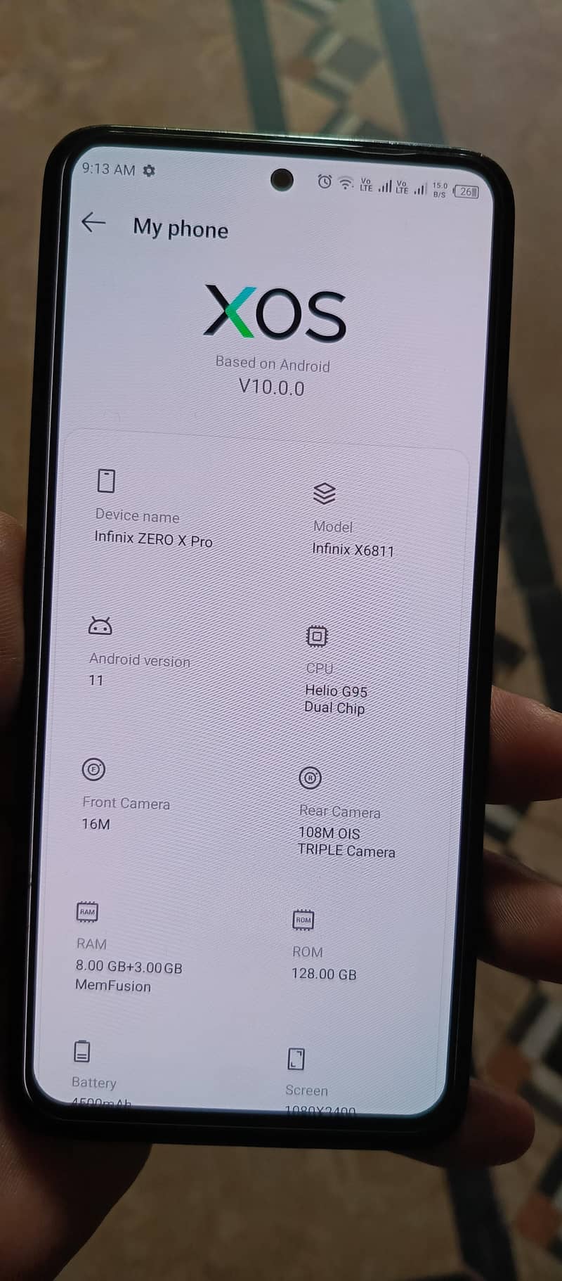 Infinix Zero X Pro 4