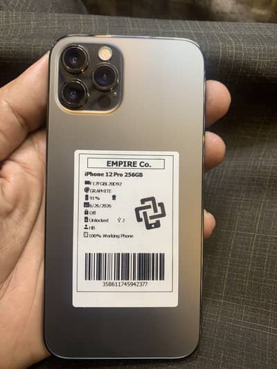 Apple iPhone 12 Pro 256gb pta approved