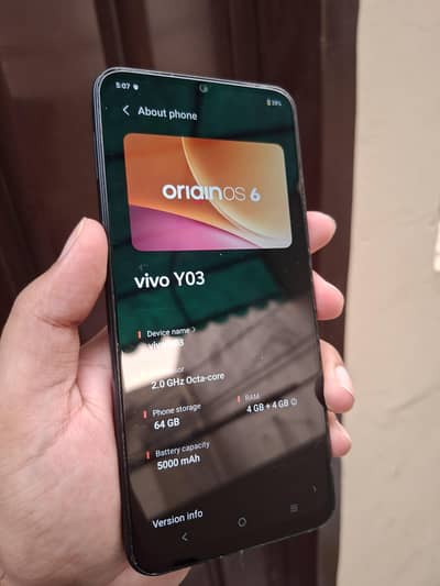 Vivo Y03 (4GB/64GB) – Good Condition