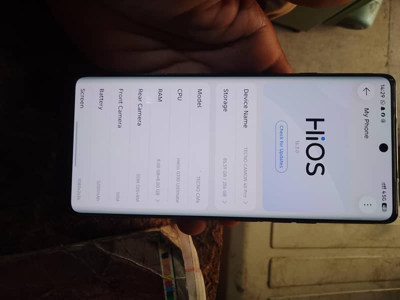 Tecno CAMON 40 Pro 4