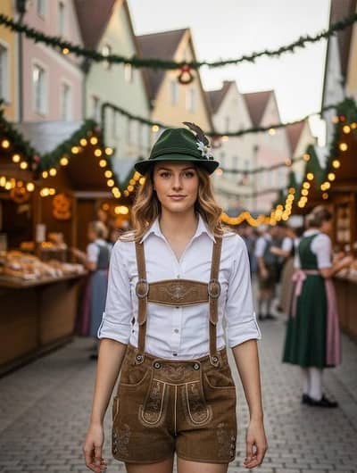 Bavarian southeast Festival Leather Short Available