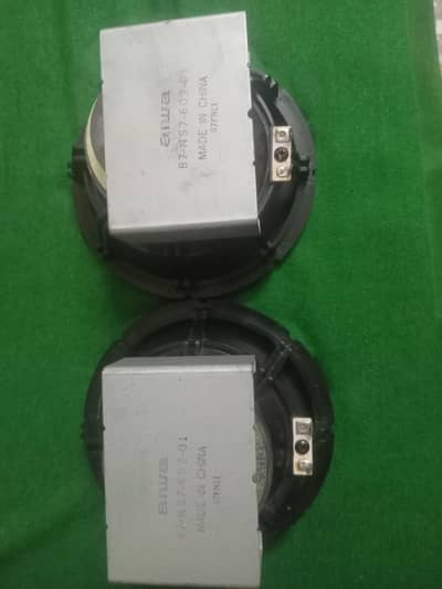 aiwa speakers imported oranal 2pc 6"