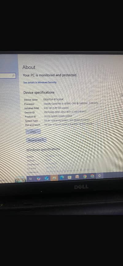 Dell Laptop Core i5 4th Generation - 4GB RAM - Excellent Condition