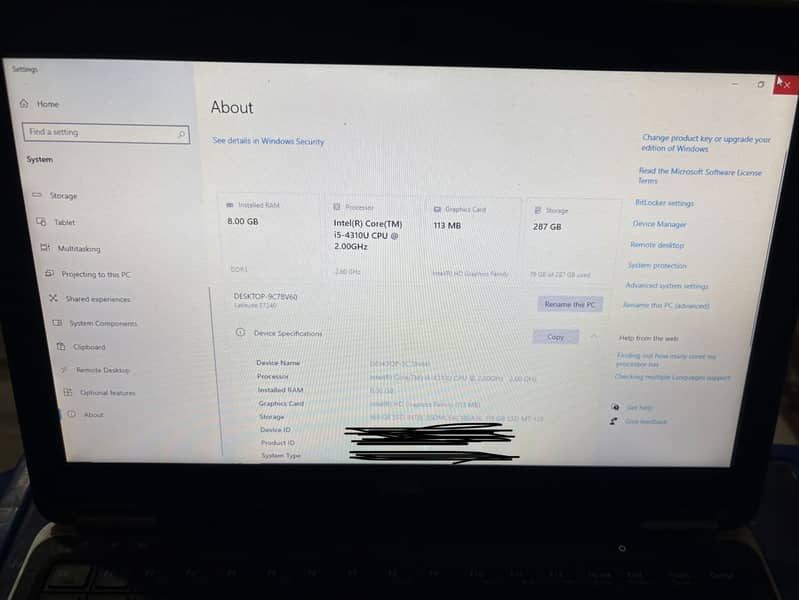 Dell Latitude E7240 0