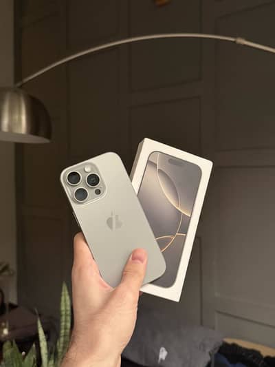 iPhone 16 pro 256 GB - PTA approved