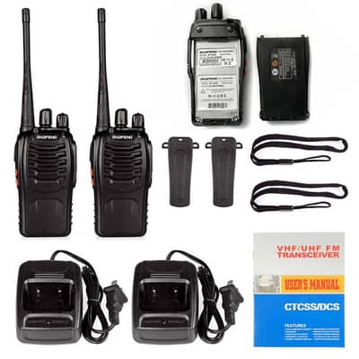 Baofeng BF-888S Walkie Talkie Two Way Radio Wireless Communication Set