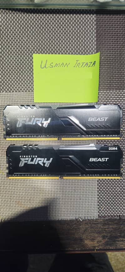 Kingston Fury Beast RGB 32GB DDR4, 3600MHz, CL18 Cas Latency (2 x 16)
