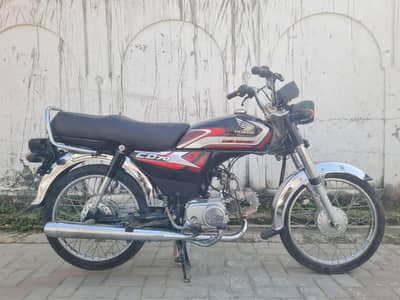 Honda CD 70 Model 2024/25 Number Nahi Laga Huwa
