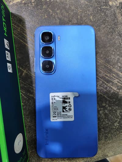 Infinix mobile phone hot 60i (6+6/128gb) with box charger