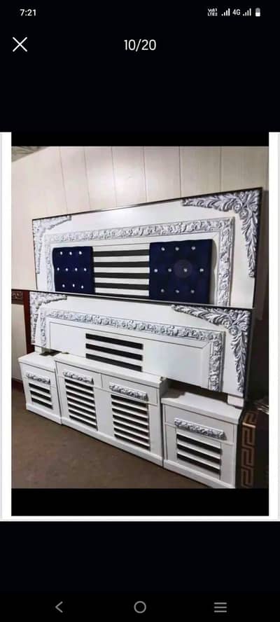 Double bed / bed set / king size bed / wooden bed / bed / Furniture