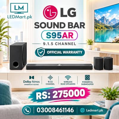 LG CINEMA SOUND BAR 9.1. 5 CHANNELS