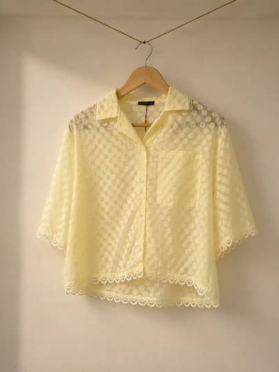 Cute Butter Yellow Top