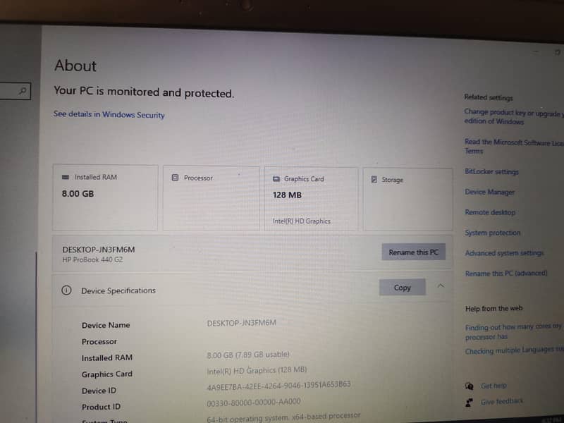 hp laptop 4