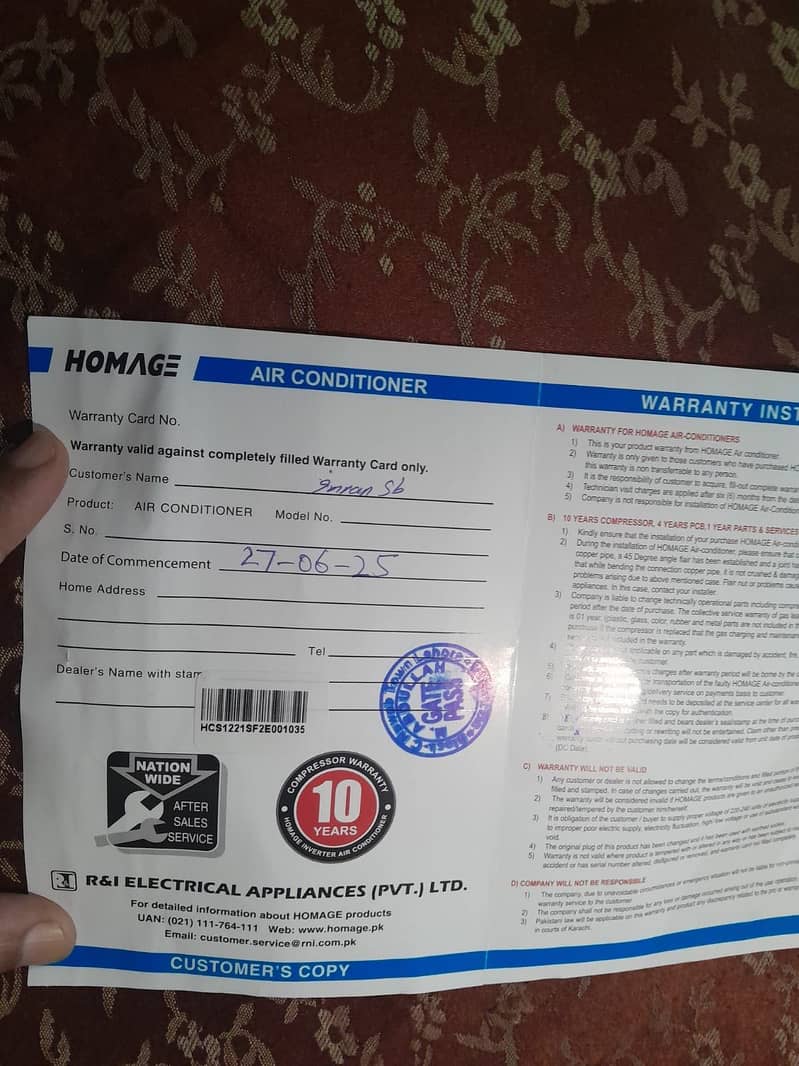 Condition 10/10 one month use 5
