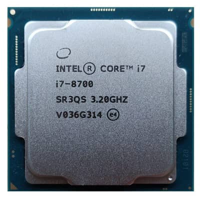 Intel core i7 8700
